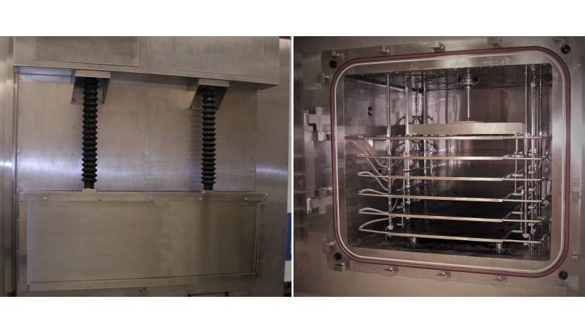 Pass-trough freeze dryer